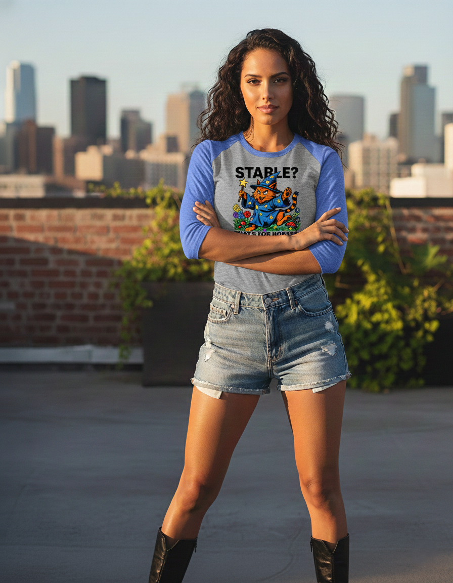 Stable? That's for Horses 3/4-Sleeve T-Shirt