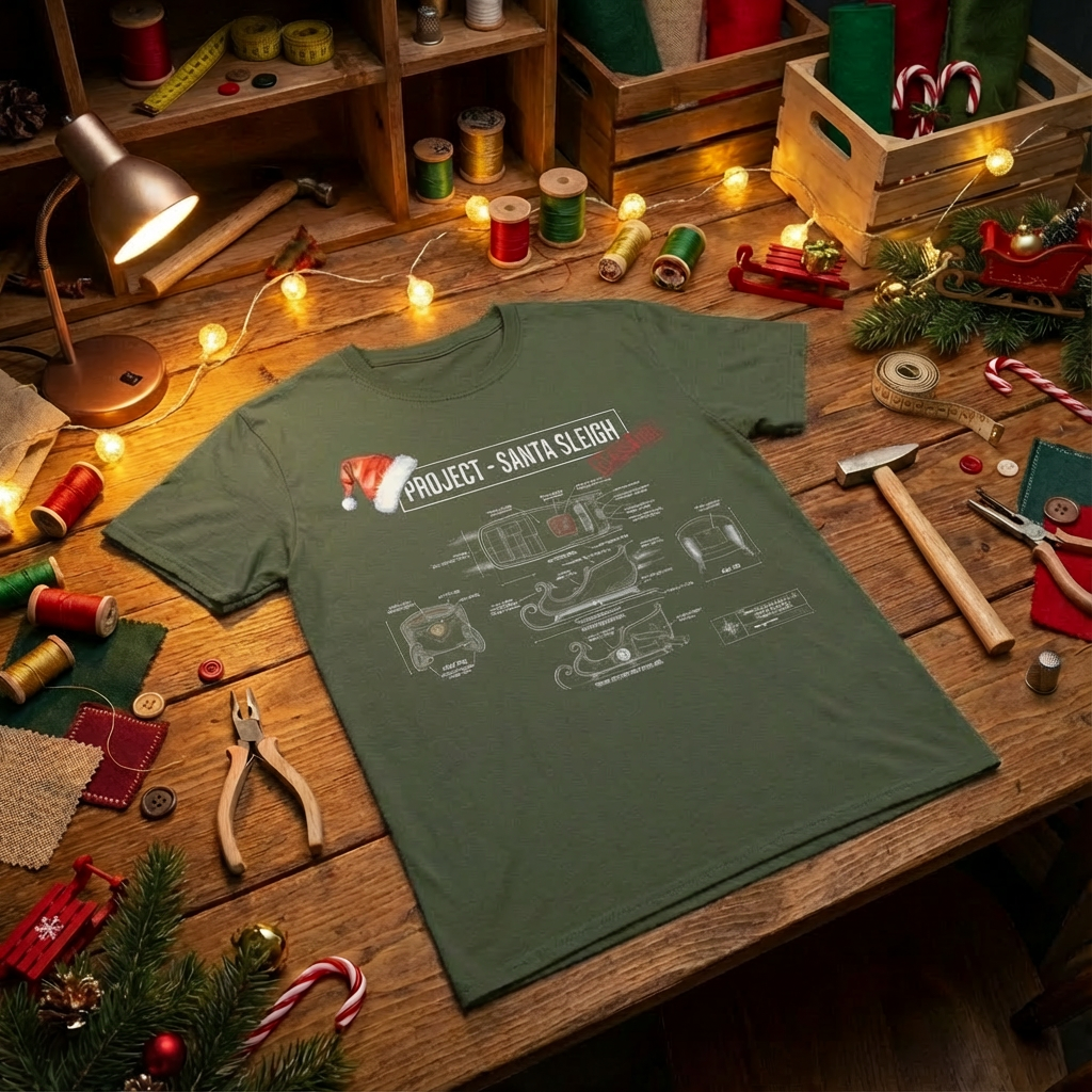 Project - Santa Sleigh T-shirt
