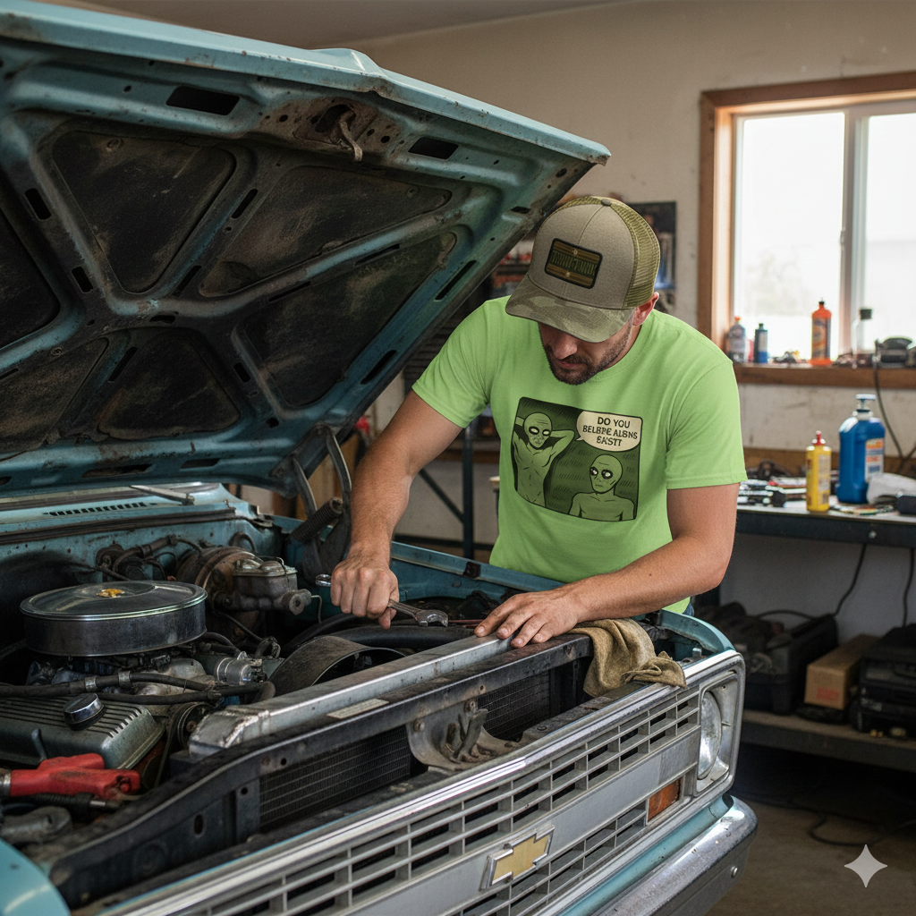 Think Tank Patch Trucker Cap