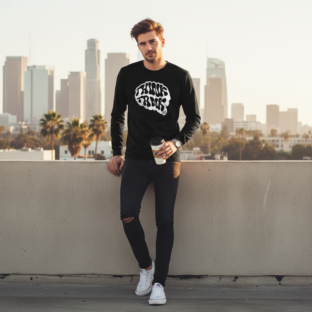 Brain Damage Long Sleeve Tee