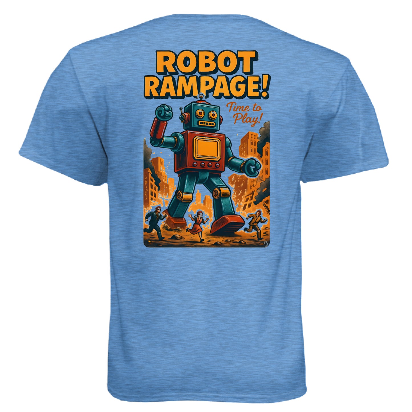 Heather Columbia Blue - BACK