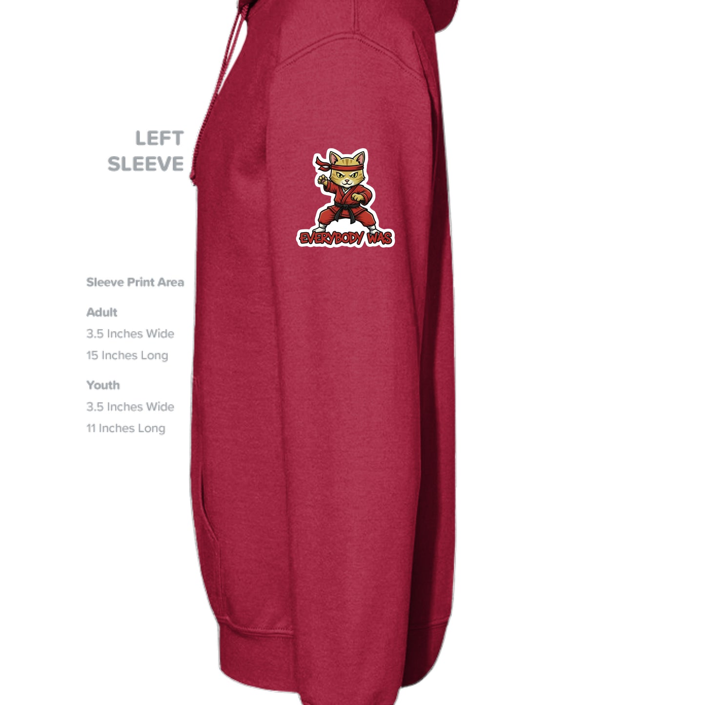 CHERRY RED - SLEEVE_LEFT