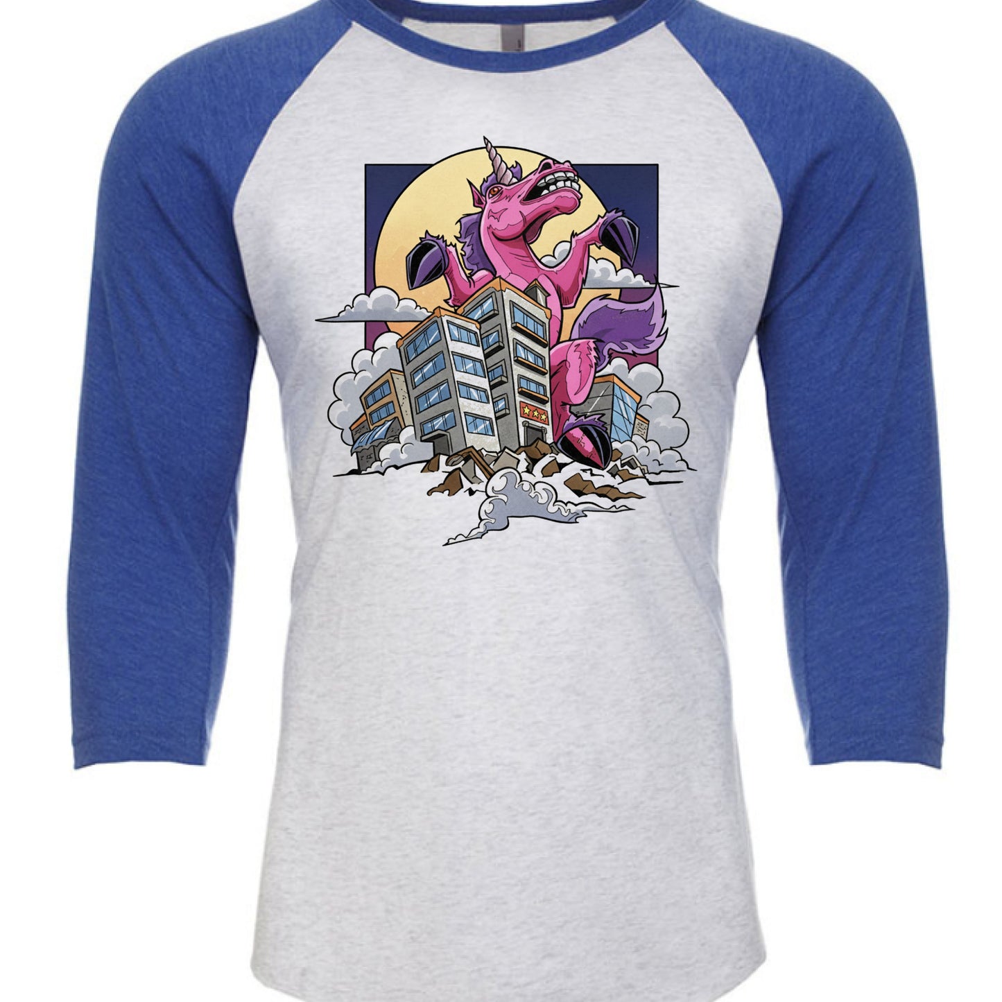 Vintage Royal/ Heather White - FRONT